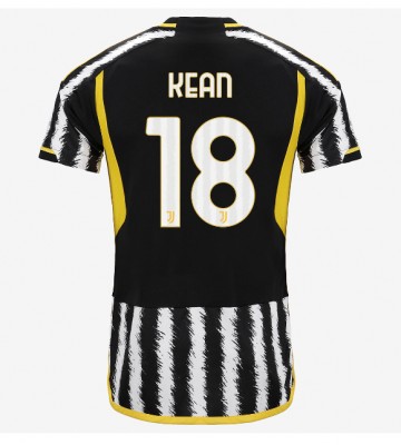 Juventus Moise Kean #18 Replica Home Stadium Shirt 2023-24 Short Sleeve